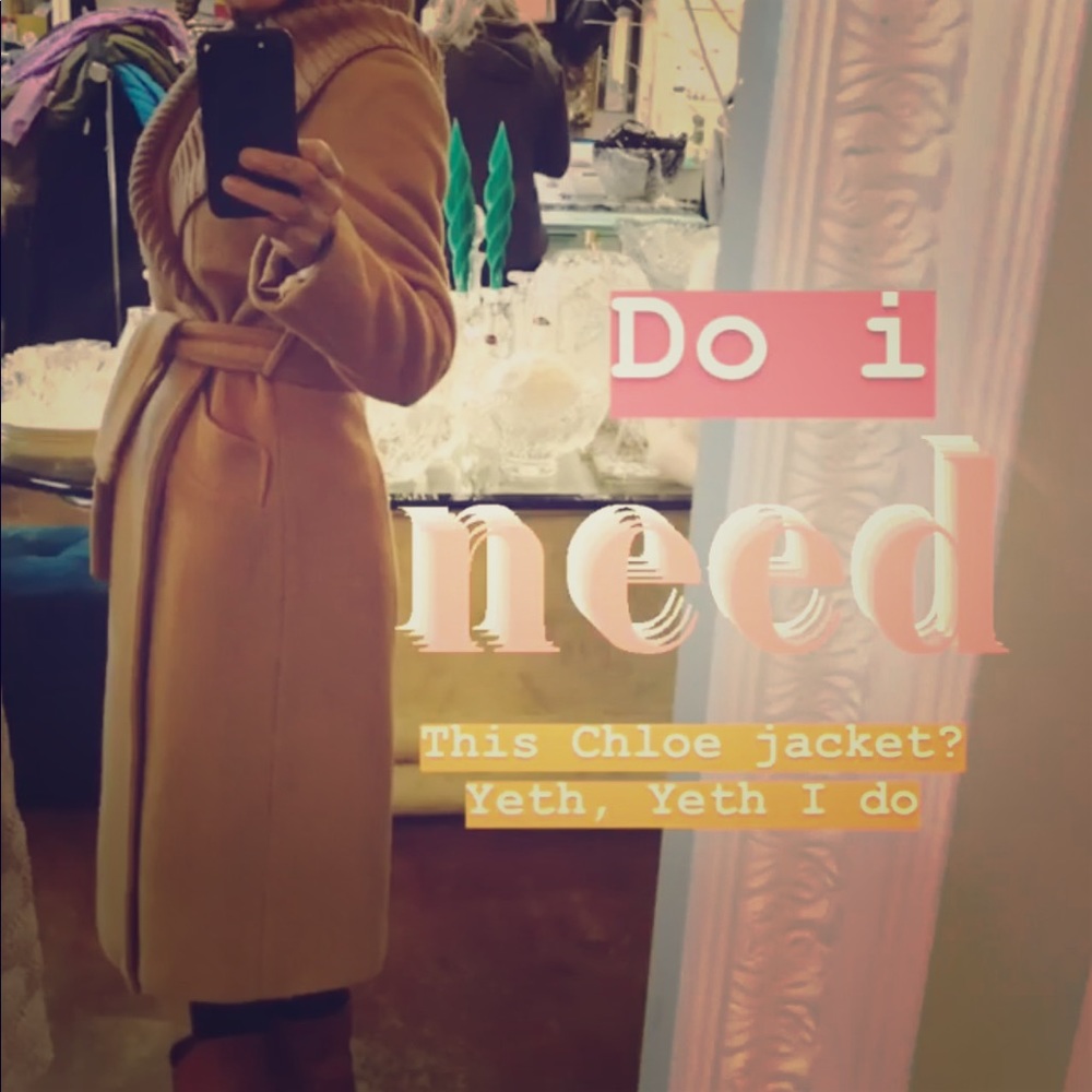 Chloe Wool trench